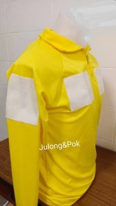 เสื้อดับเพลิง กู้ภัย นักป้องกันฯ แขนยาวติดตีนตุ๊กแก