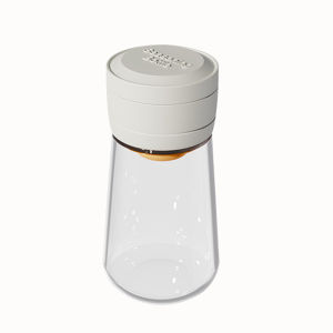 Salt Dispenser No Need Press Salt Tank Glass Sugar Bottle Shaker Canister Kitchen Seasoning Box Moisture-proof Salt Container