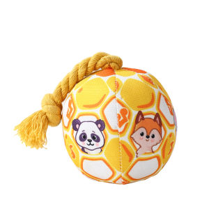 Interactive Plush Dog Toy Ball Chew Resistant Boredom Buster Teddy Bichon Corgi Pet Ball Small Dog Toys Rubber Ball Shape
