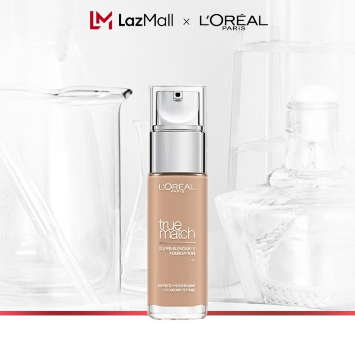 Kem nền mịn nhẹ dưỡng da dạng lỏng L'Oreal Paris True match Liquid Foundation 30ml