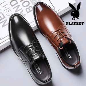 Playboy(Playboy) | Leather Business Shoes with Built-in Height Increase for Grooms