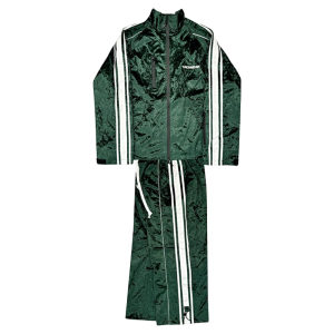 ZACHARIAH | Velvet Deep Green Womens Ski Suit