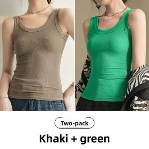 MiiOW | Wide Shoulder Strapless Backless Tank Top for Layering Sleeveless Sportswear