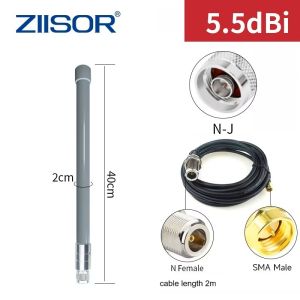 ZIISOR 915MHz Antenna Meshtastic 923MHz LoRa LoRaWAN Antennnas N Male with SMA Cable for 915 MHz Gateway Data Converter Hot Spot