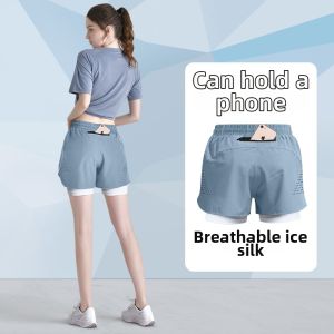 YANSE | High Waist Quick Dry Anti-Peeping Sport Shorts