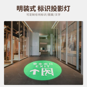 Outdoor LED Signage Projector Slide High Definition Shop Front Logo Illumination Customizable Advertising Lighting Solution