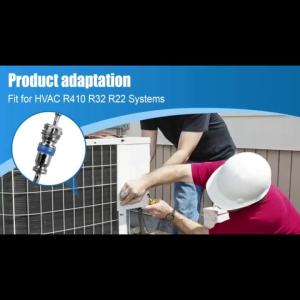 50Pcs High-Pressure Valve Core for R410 R32 R22 HVAC Replacement Part Ideal for Refrigeration Systems and Air Conditioning