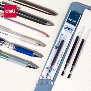 Deli Gel Pen Refill/ Isi Ulang Pulpen Gel 0.5mm Bisa Menulis Hingga 400m S206