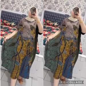 Daster midi rayon kelelawar premium