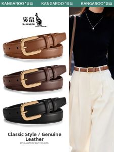 Kangaroo | Ladies New Leather Belt Needle Buckle