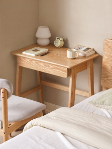 YUANSHI YUANSU | Solid Wood Study Desk for Small Rooms