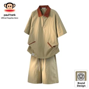 Paul Frank | Color Contrast Design Mens Summer Lightweight Casual Sports Set Two-Piece