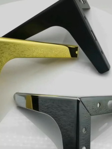 Cabinet triangle sofa legs table sofa chair  metal (heavy) furniture legs 10/15cm  Gold Straight