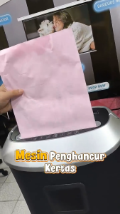 Deli Paper Shredder E9948 / Mesin Penghancur Kertas Kapasitas 10 Lembar Otomatis 20 Liter