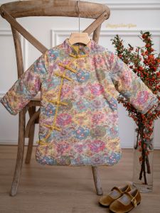 Váy Phong Cách Trung Hoa Mùa Đông Cho Bé Gái Váy Truyền Thống Trung Quốc Quần Áo Dự Tiệc Sinh Nhật Trẻ Em Đồ Chơi Thời Trang