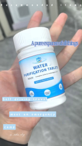 3 Bottles of Airpurgy 1gx100 Water Purification Tablets - Meet Diverse Water Purification Needs
