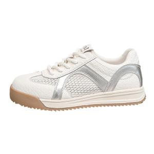 Josiny | Thick Sole Comfortable Casual Trainers Breathable White Shoes