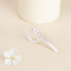 Ring Sizer Measurement Tape with Magnifying Glass Soft Ruler Finger Circumference Measurement Tool Ring Size Measuring Device