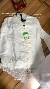 Kebaya Modern Katun Maya Putih BW 700