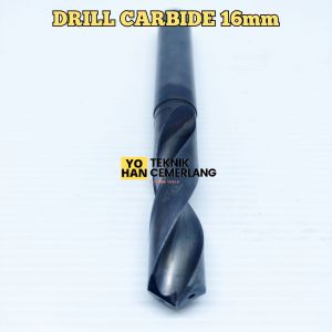 Drill Carbide 16mm 16.1mm Mata Bor Besi Tembus Baja Keras Second Mulus Layak Pakai