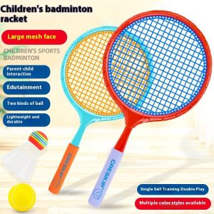 FED Fun Kids Tennis Racket Set with Shuttlecock and Ball for Outdoor Play