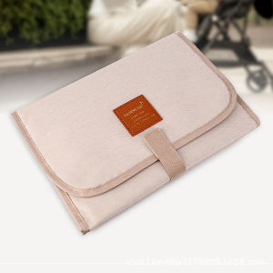 Foldable Baby Diaper Changing Pad Waterproof Newborn Diaper Pad Portable Toddler Changing Table Durable Solid Color