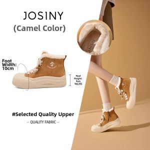 Josiny | Thickened Insulated Fur Snow Boots