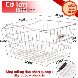 inwild | Giỏ Xe Đạp Núi Inox Dung Lượng Lớn