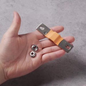 Flexible Copper Busbar Jumper 74mm Hole Spacing 3mm Thick 400A Connector for 280Ah 302Ah310Ah 320Ah Lifepo4 Lithium Battery Pack
