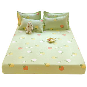 ผ้าคลุมที่นอนโพลีเอสเตอร์ ผ้าฝ้ายผสม ผ้าคลุมที่นอนแบบซักได้ ผ้าฝ้ายแท้ แผ่นรองที่นอนแบบกันเปื้อน เข้าชุดกับที่นอนเดียว