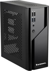 เคสคอมพิวเตอร์ Mini ITX ARGB ขนาดเล็ก SFF Mini-Tower HTPC พร้อมแผงระบายอากาศ วัสดุ SPCC หนา 0.8 มม. เหมาะสำหรับ ITX