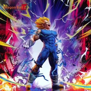 Bandai | 27cm Dragon Ball Z Majin Vegeta Action Figure - Tượng PVC Siêu Saiyan Mô Hình Đồ Chơi Dành Cho Người Thu Thập Và Người Hâm Mộ
