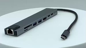 USB C Hub 8in1 5in1 11in1 Type C 3.1 To 4K HDMI Adapter with RJ45 SD/TF Card Reader PD Fast Charge for MacBook Notebook Laptop