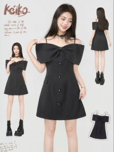 Keiko | Đầm Dây Trễ Vai