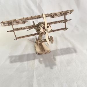 Plane 3D Car Wooden Puzzle Scale Model DIY Model Kit Handcraft Gift Home Decoration Mechanical Model Kit Building Toy