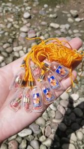 ภาพถ่ายหลังตะกรุด (ตะกรุดพวง) สายสิญจน์ หลวงพ่อคูณ วัดบ้านไร่ จ.นครราชสีมา *รับจำนวน 1 ชุด มี 8 เส้น