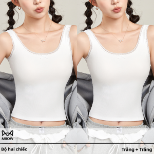 MiiOW | Áo ba lỗ ren không dây Catman dành cho nữ mùa hè mới Áo ba lỗ không dây Áo ngực bên trong Áo khoác ngoài Áo ba lỗ không dây