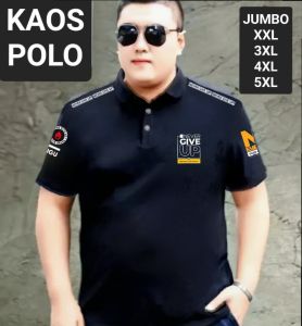 Kaos Kerah polo Distro Jumbo 3xl  4xl  5xl  6xl  7xl