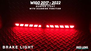 Wigo 2017-2022 Bumper Light - steady light OR with scanning light