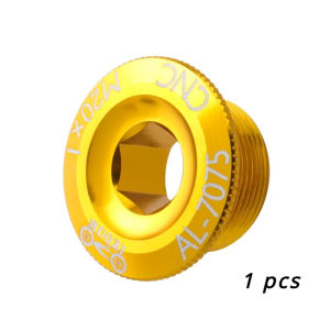 Bicycle Crank Arm Fixing Bolt Crankset Nut Aluminum Alloy MTB Bike Crank Cover Screw Cap  M20 Bolt For Crank Bolt Cap