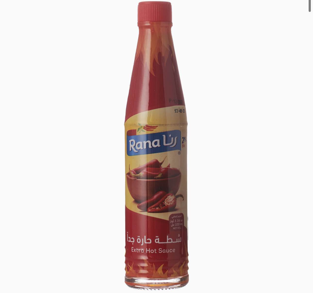 เครื่องปรุงรส Rana Extra Hot Sauce 100ml   ราน่า เอ็กซตร้า ฮอต ซอส 100 มล.