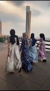 GAMIS AZIZAH MAXMARA LUX SPESIAL TERBARU GAMIS TRENDY DENGAN UKURAN JUMBO[ M L XL 4L 6L ]