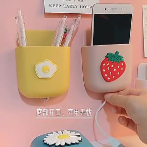 Rak Holder HP Dinding Tempel & Kotak Tempat Penyimpanan Remote STY7009