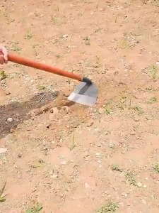All Steel Hoe Garden Manganese Steel Plate Hoe New Eco Garden Garden Hollow Hoe Tool Steel Hardened Gardening Shovel Weeding Rake Digging Hoeing Vegetable Planting Loosening Tools Durable Hand-held