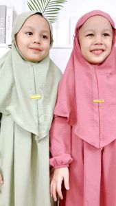 GAMIS SYARI ANAK PEREMPUAN TERBARU 2024 BAJU MUSLIM ANAK USIA 5-12 TAHUN