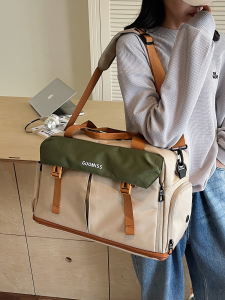 Expandable Travel Bag Large Capacity Independent Shoe Compartment