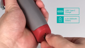 Gunting Kain Listrik /Gunting Listrik Isi Ulang /Gunting Listrik Karton Kain Kulit Karpet/ Gunting Putar Listrik