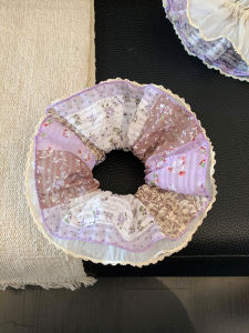 Korean Style Large Floral Splicing Hair Ties for Women Super Size Hair Bands Lazy Style Hair Accessories Hair Bands