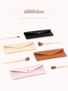 กระเป๋าเก็บแปรงแต่งหน้าขนาดพกพาสำหรับเดินทาง น้ำหนักเบา ทันสมัย เรียบง่าย ดีไซน์ ช่องใส่เครื่องสำอางแบบกะทัดรัด พร้อมช่องใส่ปากกาและแปรง