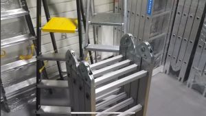 MR TOLL ladder heavy duty 500KG ladder aluminium ladder foldable home foldable ladder